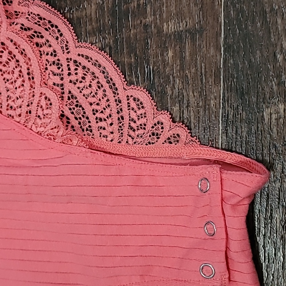 NWOT, Adore Me Pink Bodysuit size Med - Picture 3 of 10